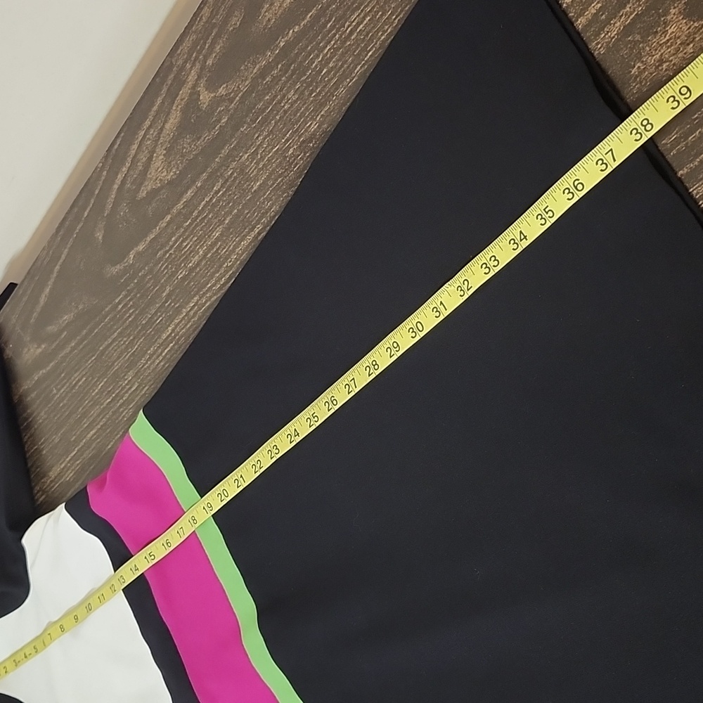 W By Worth Color Block Retro 60's Mod Sheath Dres… - image 8